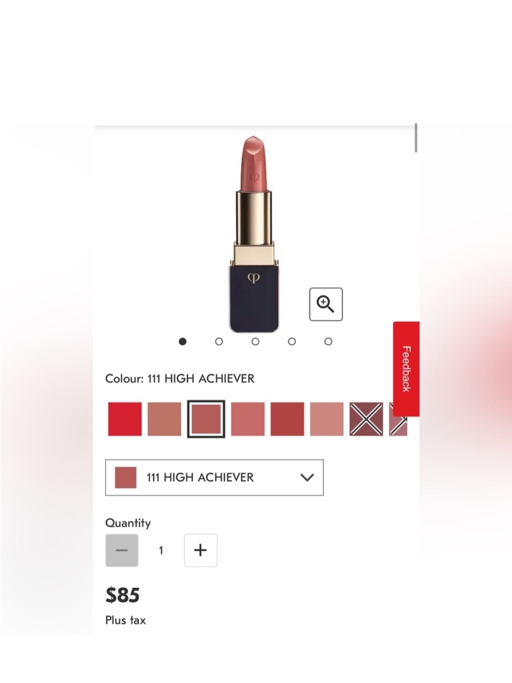 cle de peau Lipstick — 111 High Achiever (nude pink)